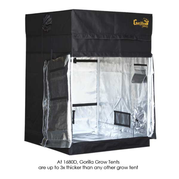 Optimisme Hulpeloosheid creatief Gorilla SHORTY Indoor 4x4 Grow Tent - Goldleaf Hydro