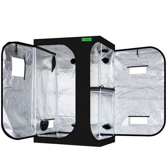 ViparSpectra-4x3x6-Grow-Tent-Zippers-Ports