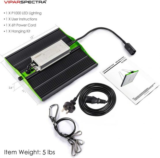 ViparSpectra-P1000-LED-Grow-Light-Kit
