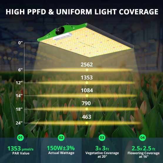 ViparSpectra-P1500-LED-Grow-Light-Placement-&-Coverage
