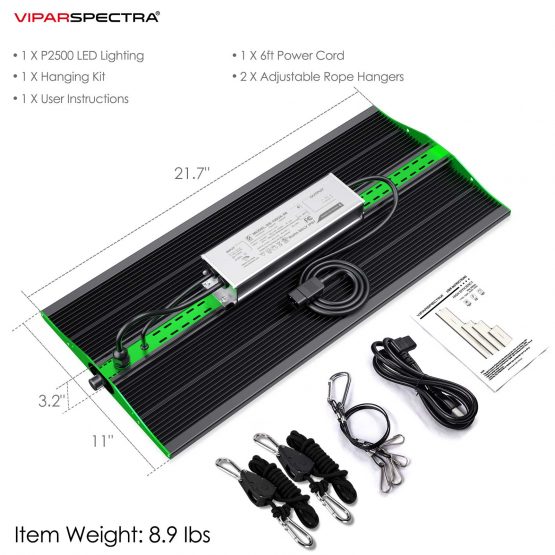 ViparSpectra-P2500-LED-Grow-Light-Kit