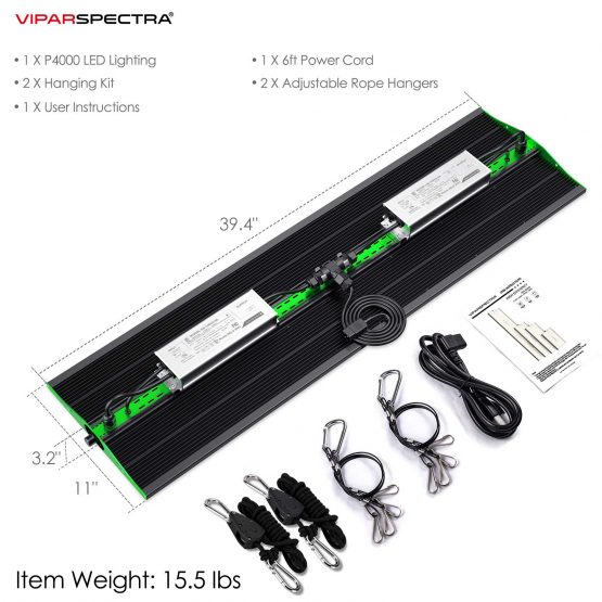 ViparSpectra-P4000-LED-Grow-Light-Kit